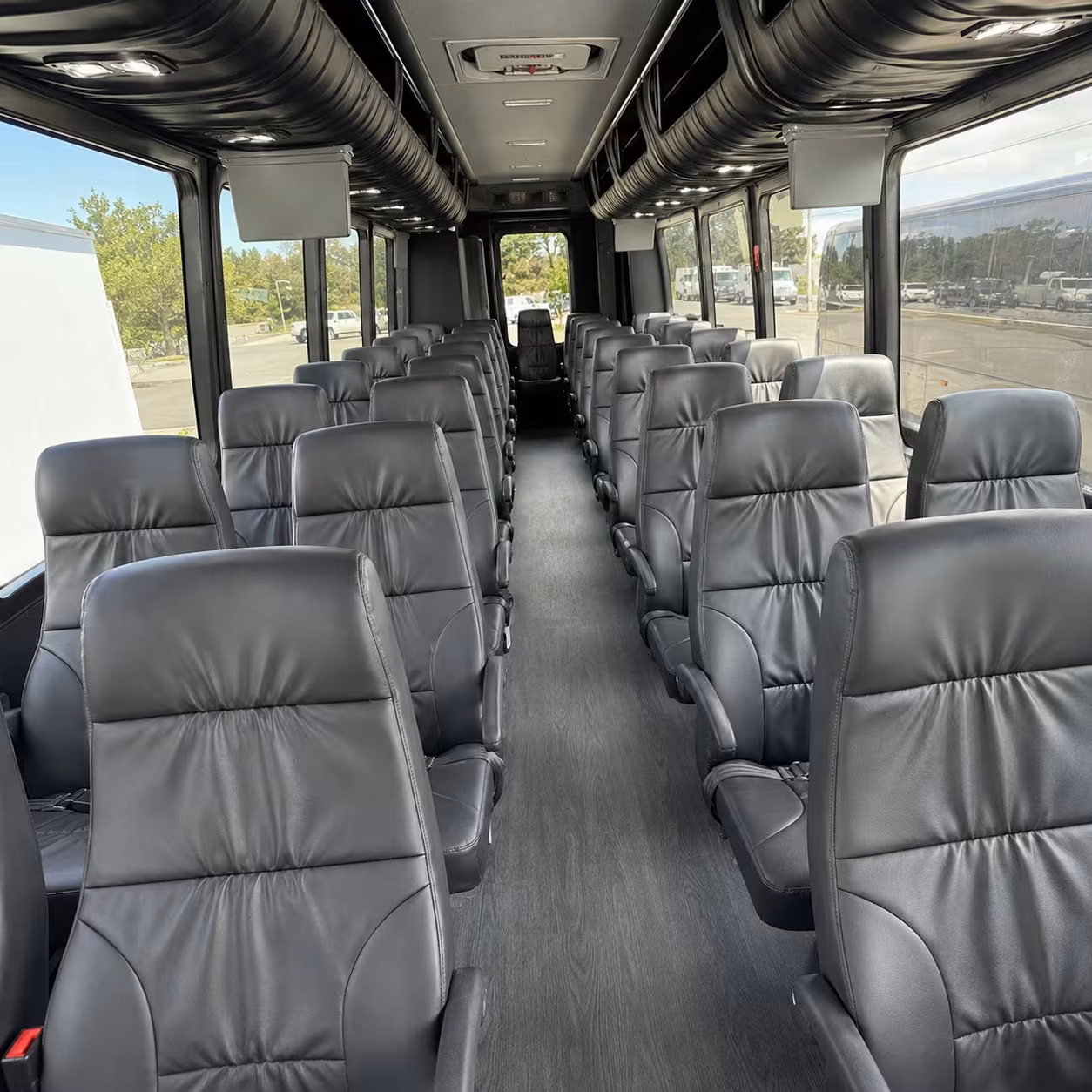 28 passenger minibus inside