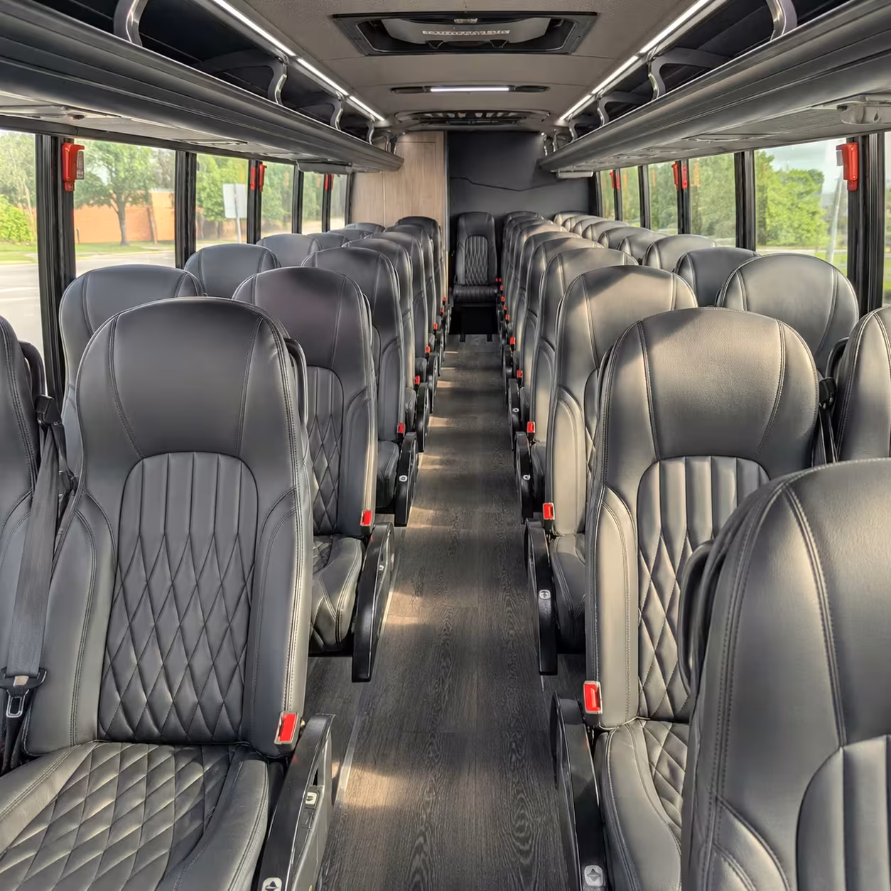 30 passenger minibus interior