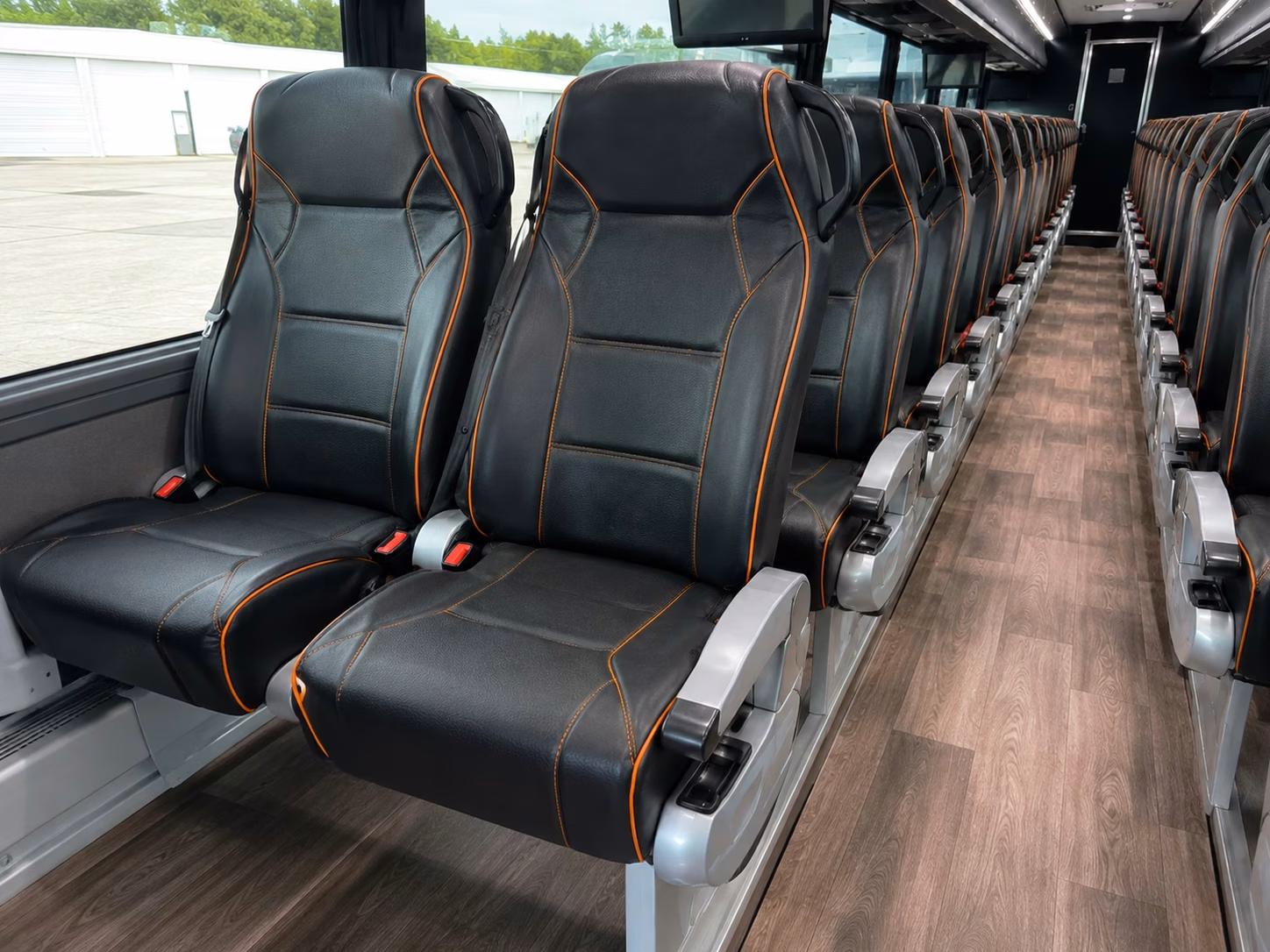 palmdale charter bus interior