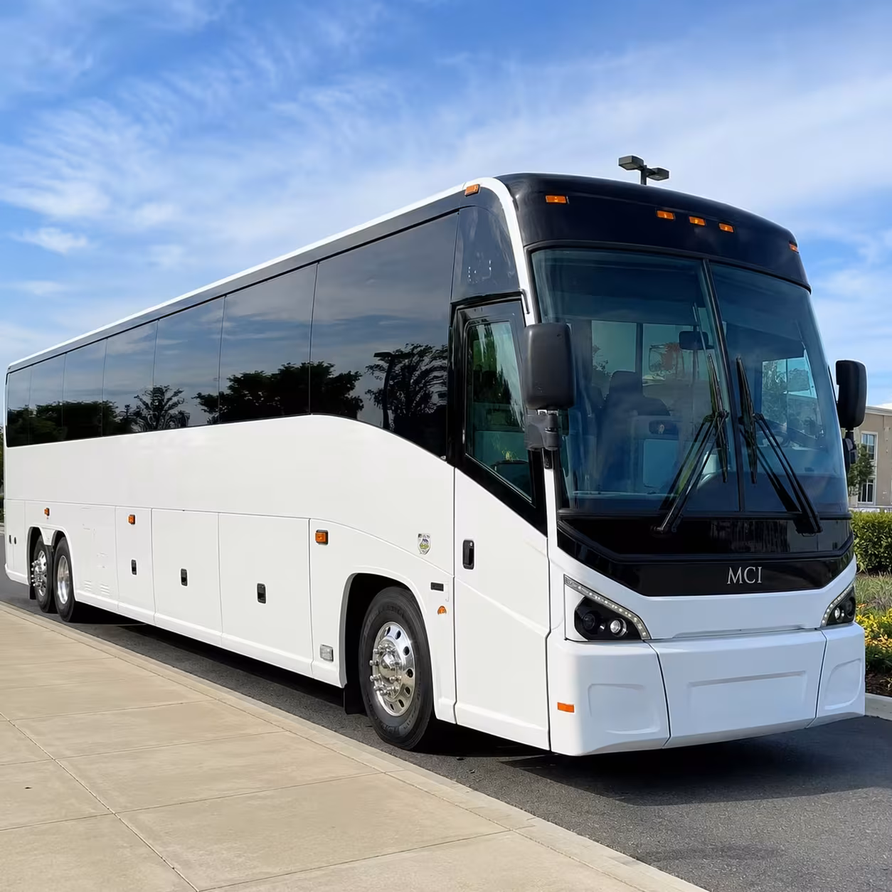 palmdale employee shuttle bus rentals for aerospace campuses