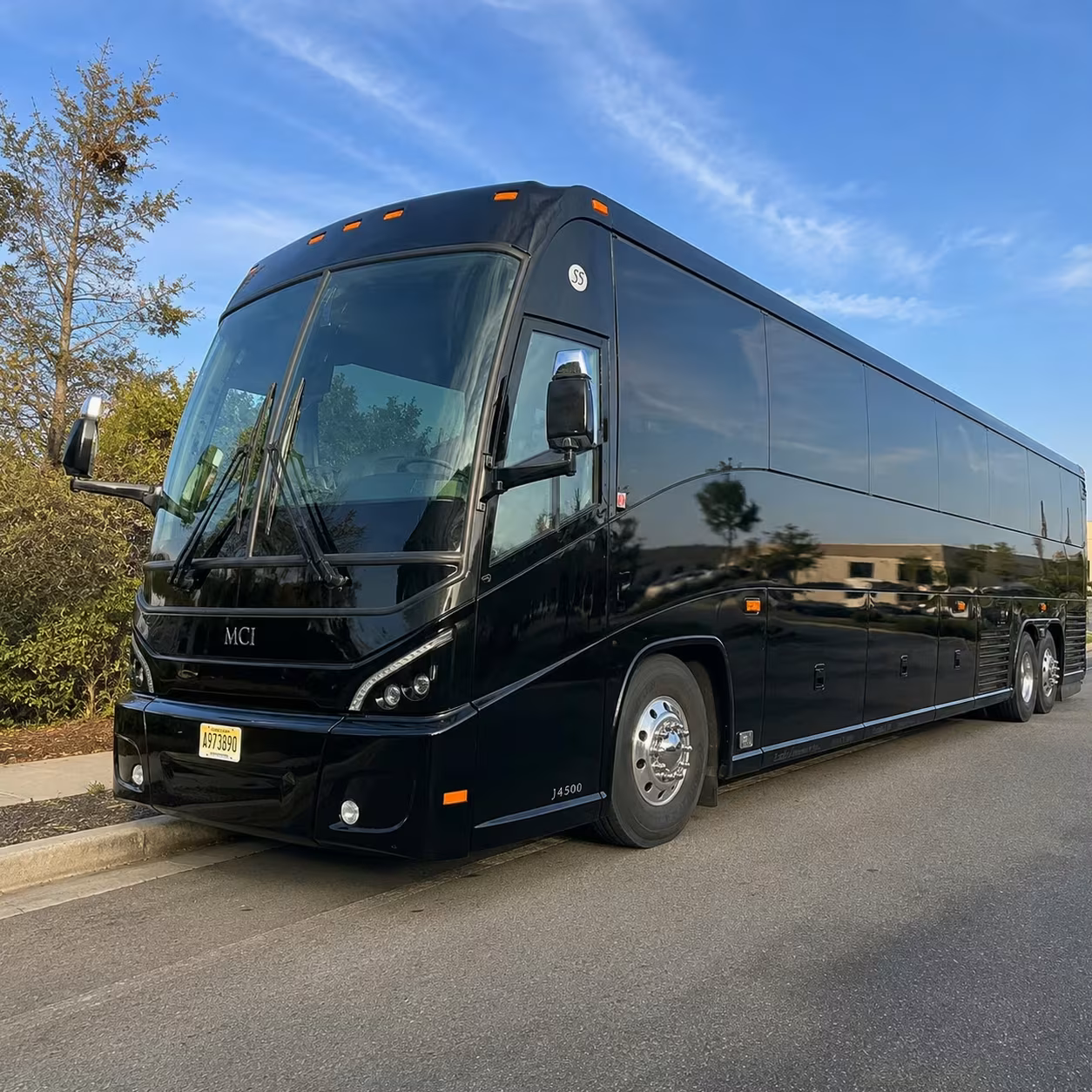 palmdale long distance charter bus rentals